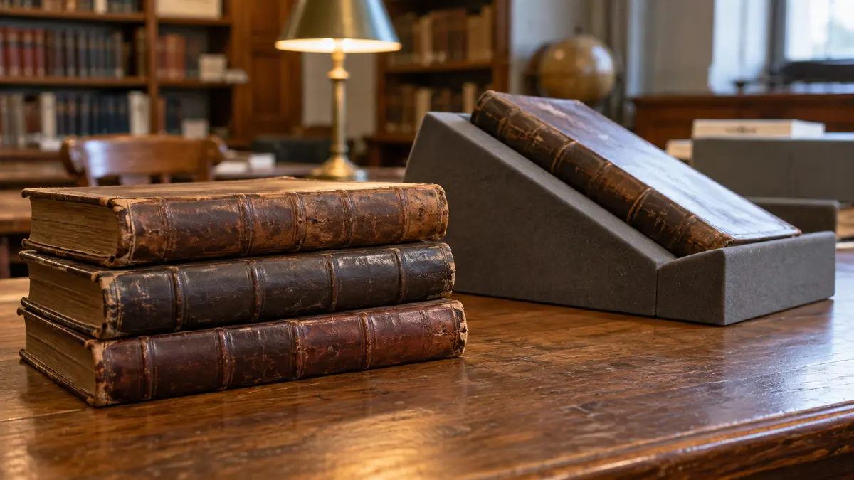 Historic manuscripts in a research library