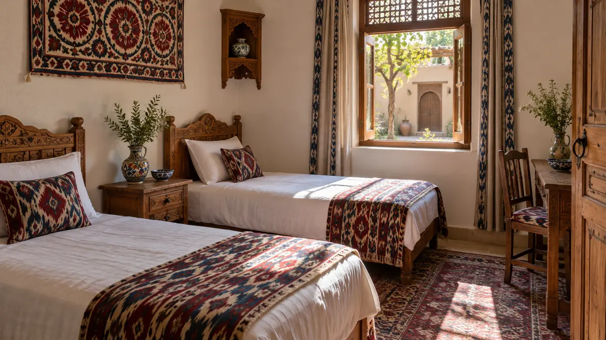 Guest accommodation near Samarkand’s pilgrimage sites