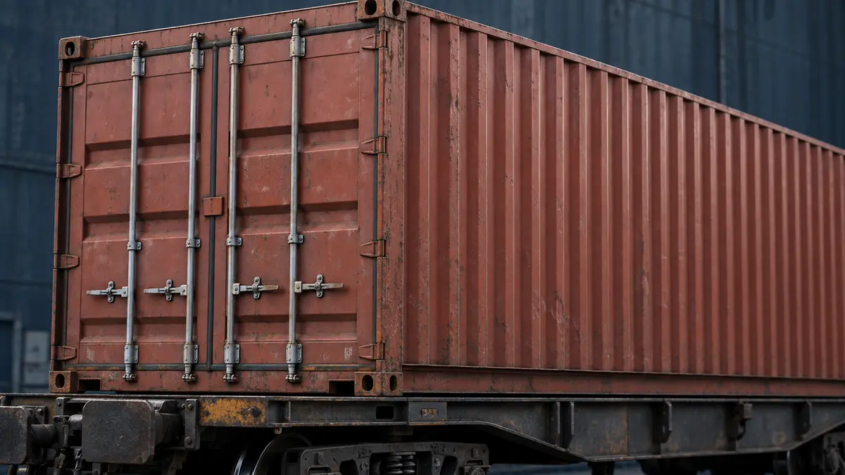 Steel container doors and locking bars