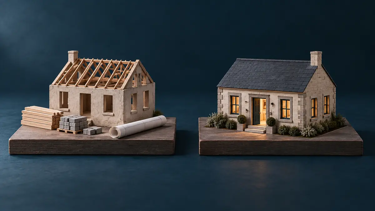 Building models before and after preparation